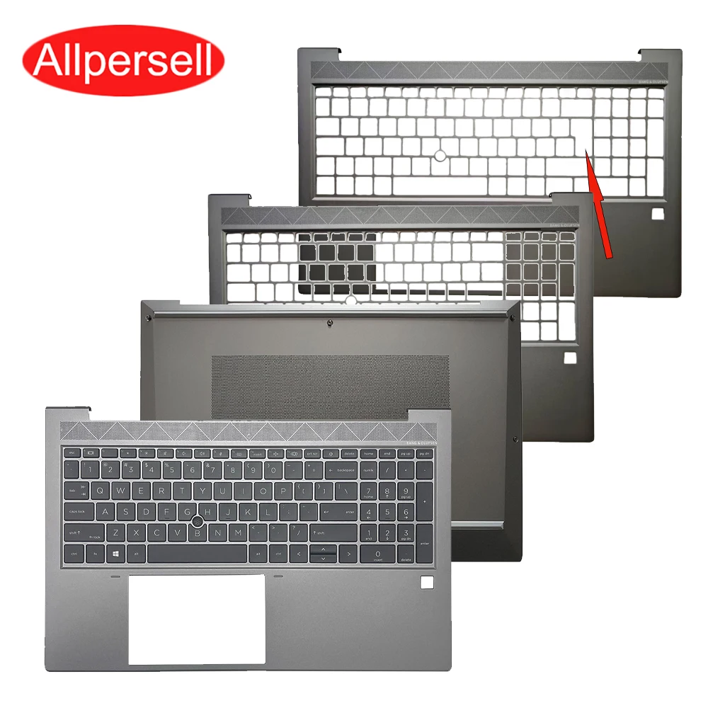 For ZBook Firefly 15 G7 G8 laptop palm rest bottom shell upper lower cover keyboard back case base M35847-001