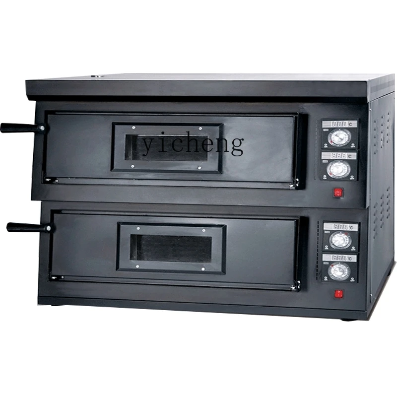 ZZ 商業単層および二層ピザオーブンケーキパンオーブンエッグタルトマシンピザオーブンベーキング