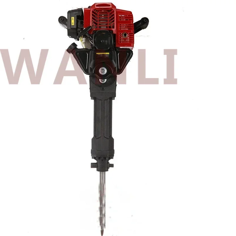 Model 100 Gasoline Pick Two-Stroke Rock Drill 1900w Multi-Function Gravel Trencher Transplanting And Soil Excavation Tools