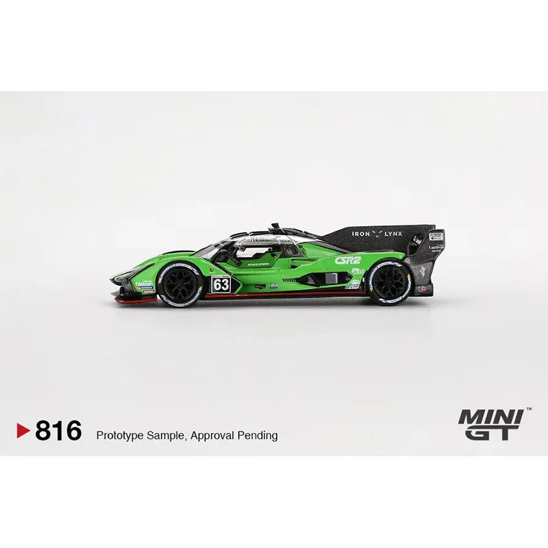 PreSale MINIGT 816 1:64 SC63 2024 IMSA Diecast Car Model Collection Toys