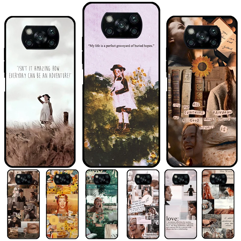 Série de TV Anne com um E para Xiaomi, Capa para Xiaomi 13 11T 12T Pro 12X 12 Lite, POCO F5 X3 X5 Pro F4 X4 GT C40 M5s F3