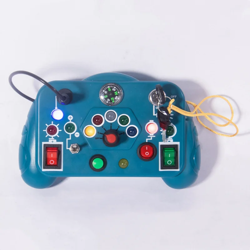 Busy Board Toy, Montessori Toy, Sensory Board, Light switches Toy,Learning Activities Toy, Travel Toy