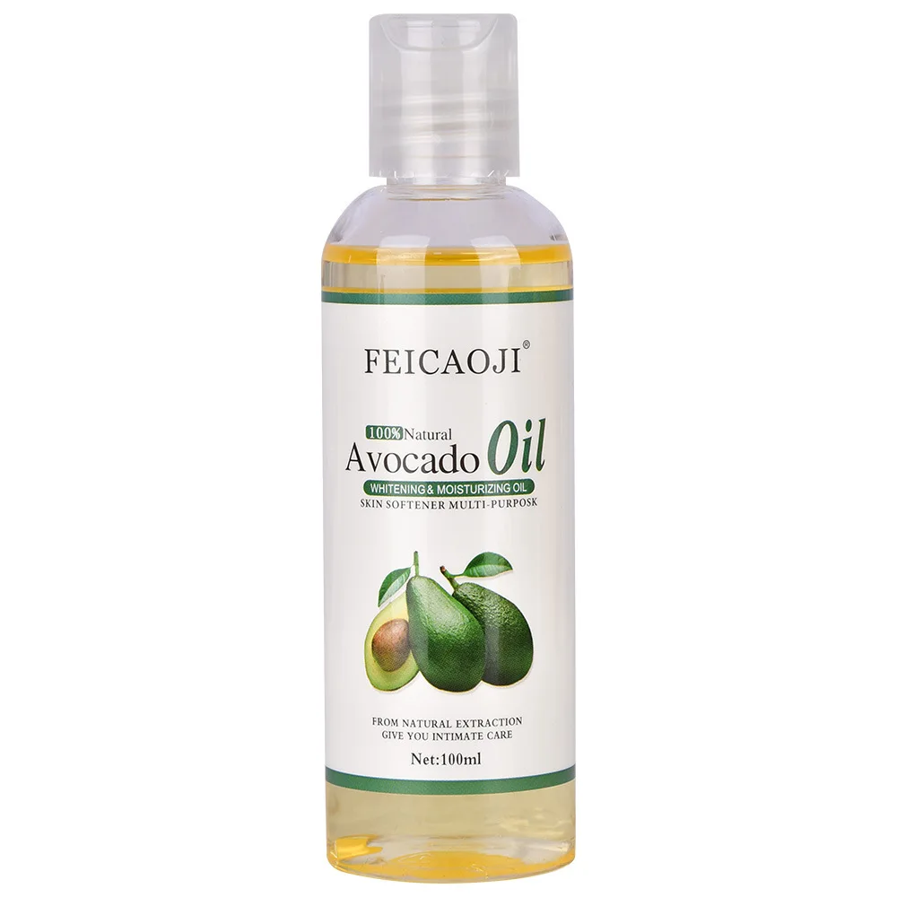 Huile d'avocat biologique naturelle, soin pour la peau, huile de Massage relaxante, hydratante, apai