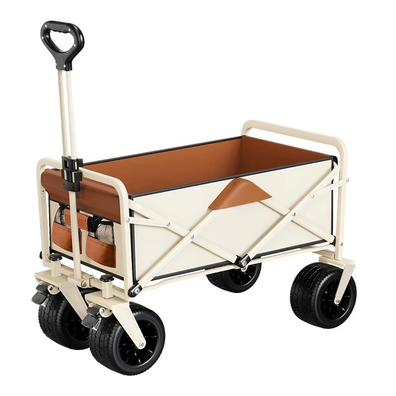 

Camping Cart Outdoor Folding Trolley Camping Children Can Lie Down Outdoor Picnic Equipment Outdoor, Portable Picnic Gear