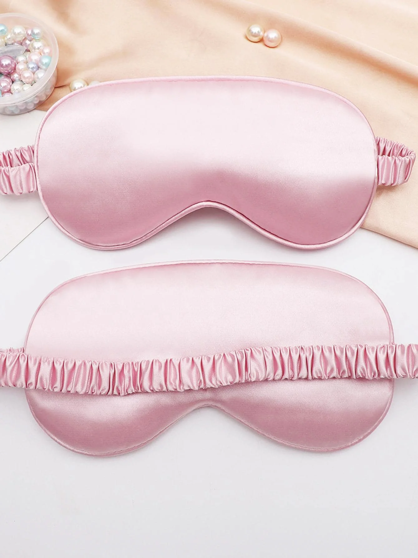 

1pc/2pcs/3pcs/4pcs/5pcs/10pcs/15pcs Shading Sleep Eye Mask Imitation Silk Ice Feel Comfortable, Relaxing Fatigue, Lunch Rest, Sl