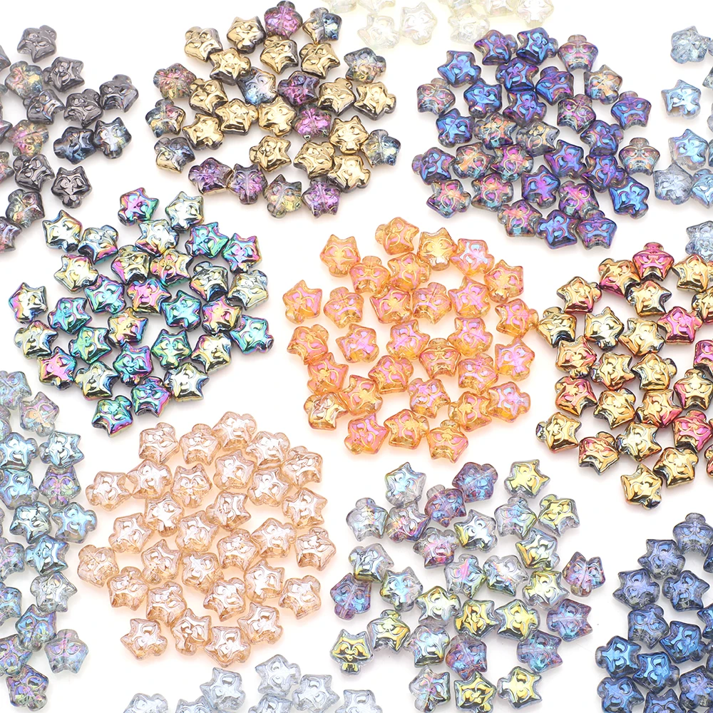 20 Stück 12 mm Kristallglas-Anhänger, Fuchskopfform, lose Perlen, Kunsthandwerk für DIY-Schmuckherstellung, Ohrringe, Halsketten, Zubehör