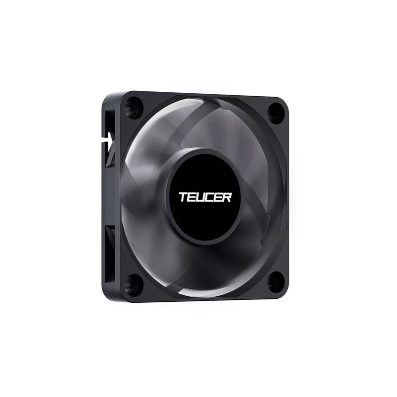 TEUCER UT-6010 6 cm Ultra Dunne Koelventilator 12 V 4PIN PWM Stille Grote Uitlaat Volume Ontwerp 10mm Dikte PC Case Fan Voor Gamer