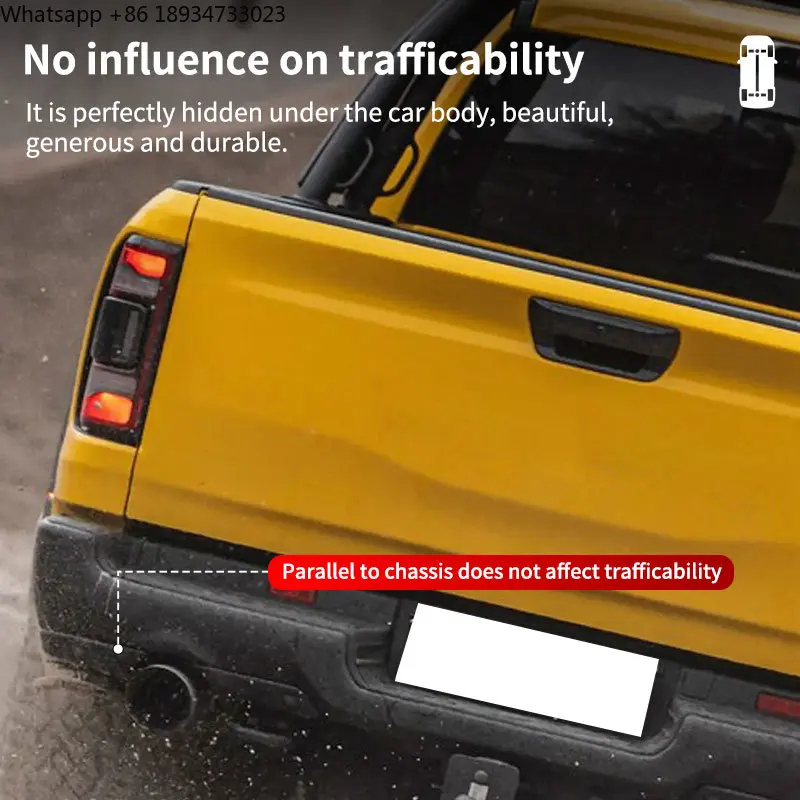 Pickup Tronco Passo Posteriore 4x4 Accessori Esterni Retrattili Portellone Letto Passo per Dodge RAM 1500 TRX Power Back Step