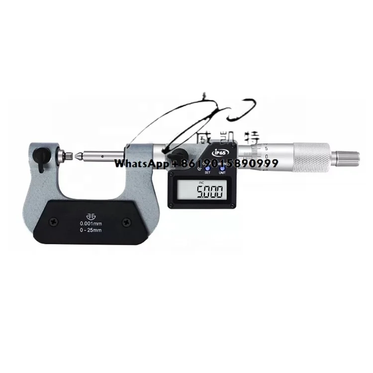 Ipre Outside Digital   25mm Professional Micrometer Gauging Tools the Latest Electronic Micrometer Technology Diameter Measure