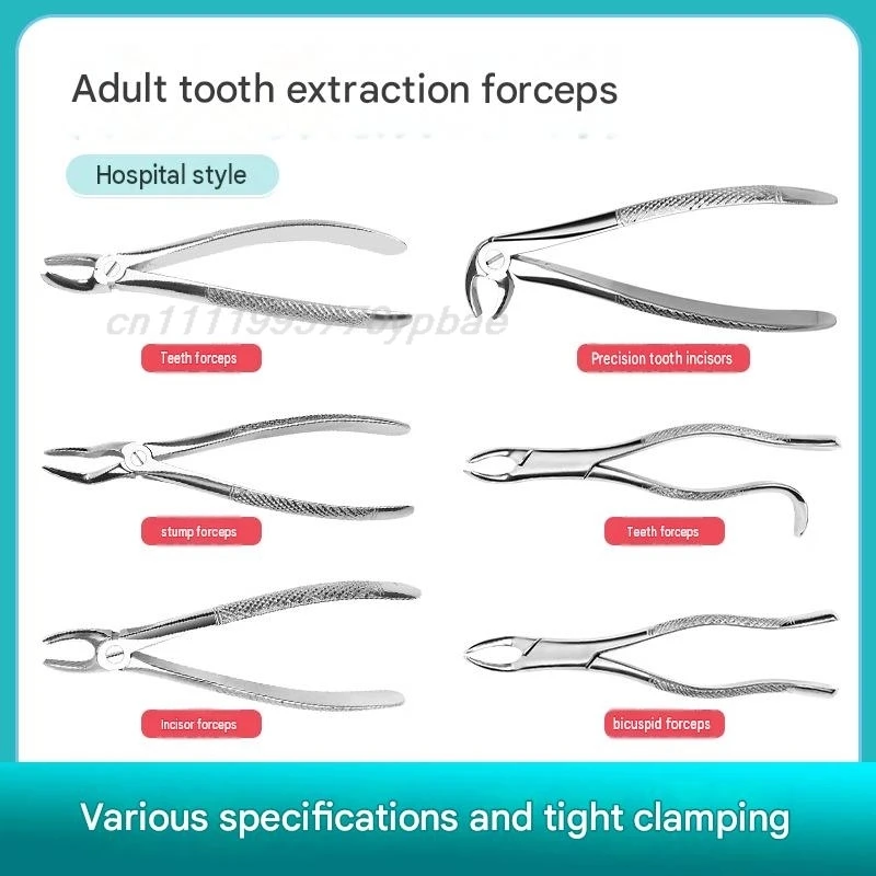 Tooth Extraction Forceps Pinzas Dentales Steel Wisdom Maxillary Mandibular Adult Clinic Oral Care Tool Tooth Extraction Forceps