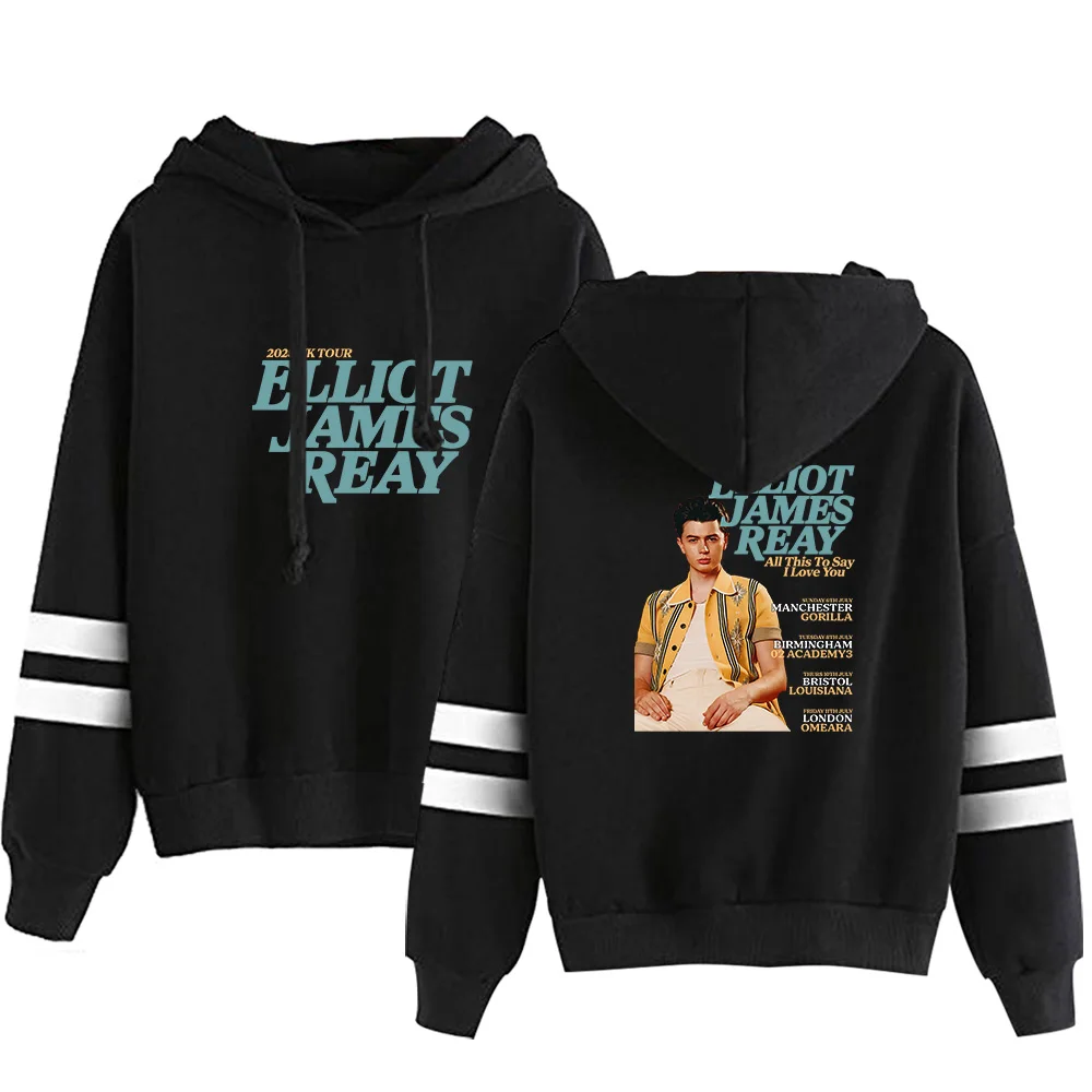 

Elliot James Reay Logo Pullovers Unisex 2025 Fashion Pocketless Parallel Bars Sleeve Streetwear