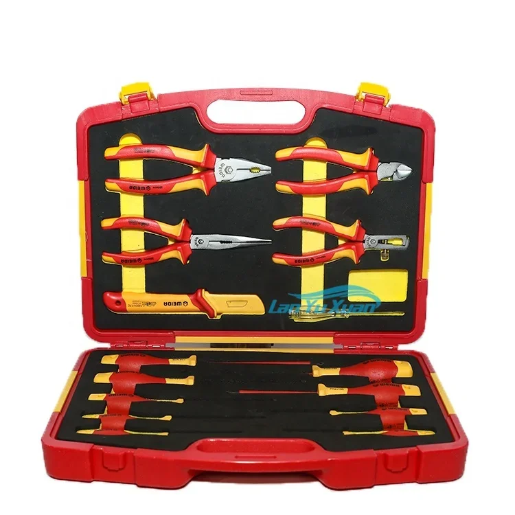 Maxpower VDE Screwdriver and Plier Tool Set 15 Piece Insulated  for Electrician Electrical