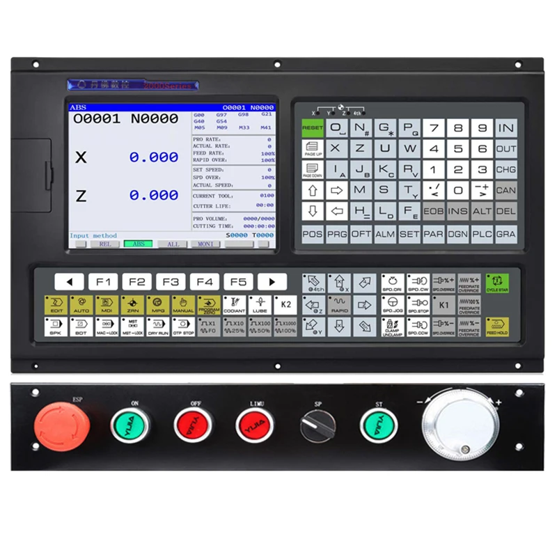 lathe controller 2-axis, open PLC, English version software