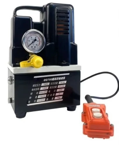 Hydraulic Gear Oil Pump Portable Electric Hydraulic Pump Hydraulic Oil Pump 220V 700 bar QQ-700