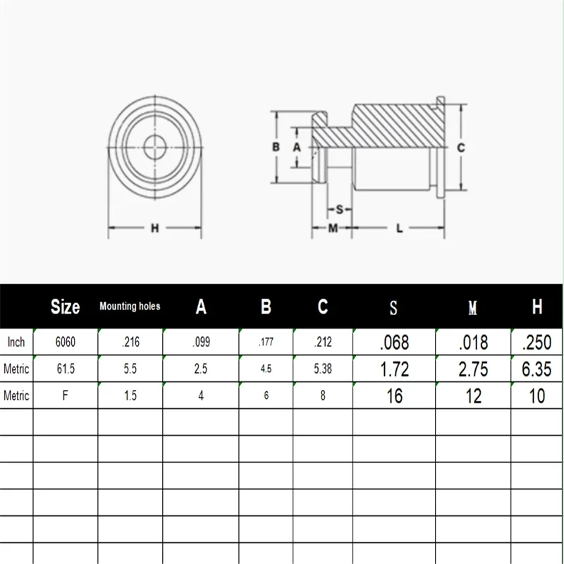 Yiqianyuan F/60.5/6060 Stainless Steel Flat With Grooved Pin Shaft Circlip Pin Positioning Cylindrical Pin