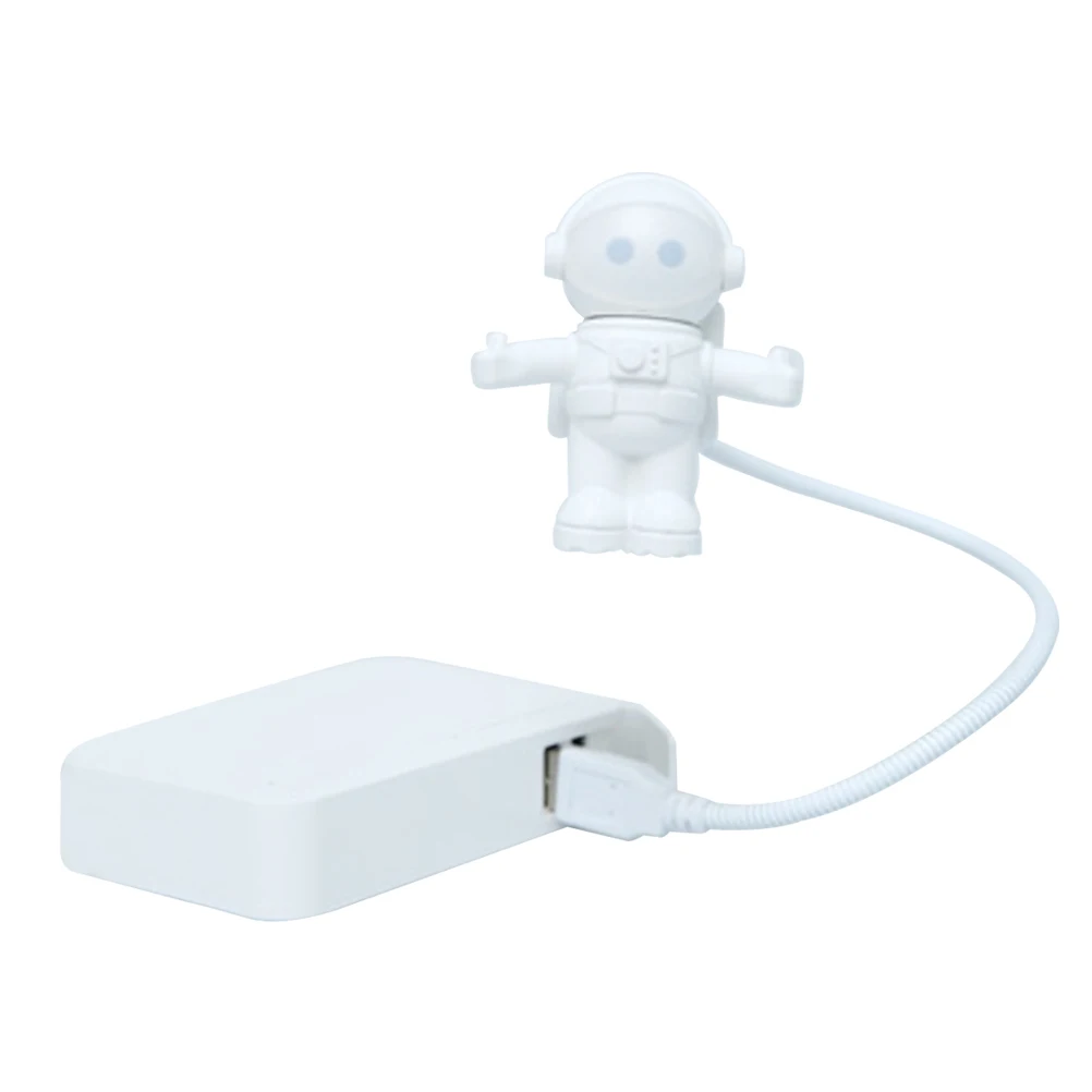 

USB Night Light LED Astronaut Bed Beside Lamp Eye Protection Soft Lighting USB Lamp Flexible Sturdy Cable Child Friendly