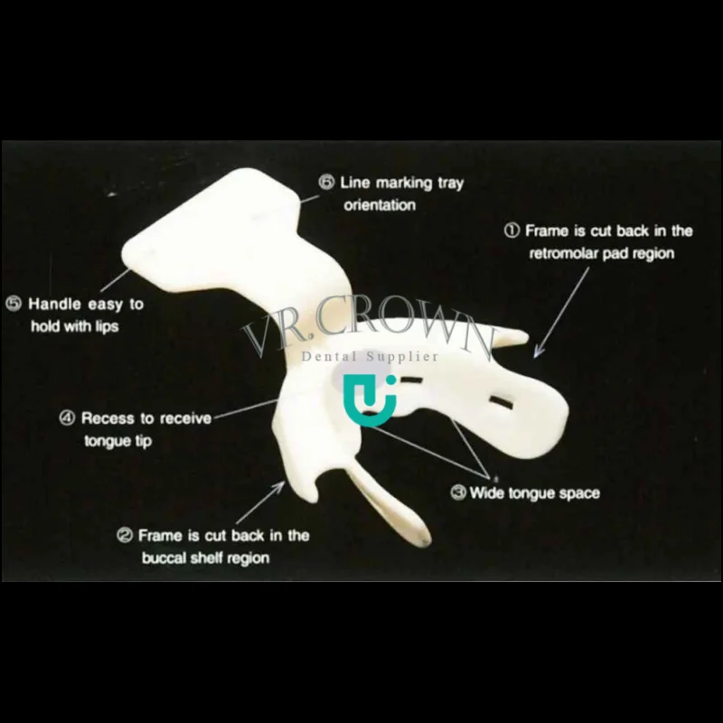 

FCB Tray Occlusal Record Articulator Face Bow Medium Large 6pcs IV FCB