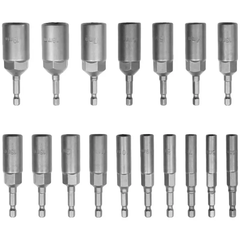 Y1UD Deep Drive Socket Set Professional Steel Enhanced Durability Fits Multiple Drill