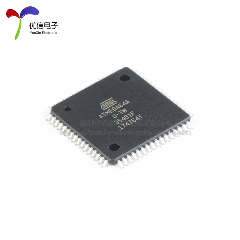 10pcs original authentic patch ATMEGA64A-AU chip 8-bit microcontroller 64K flash TQFP-64