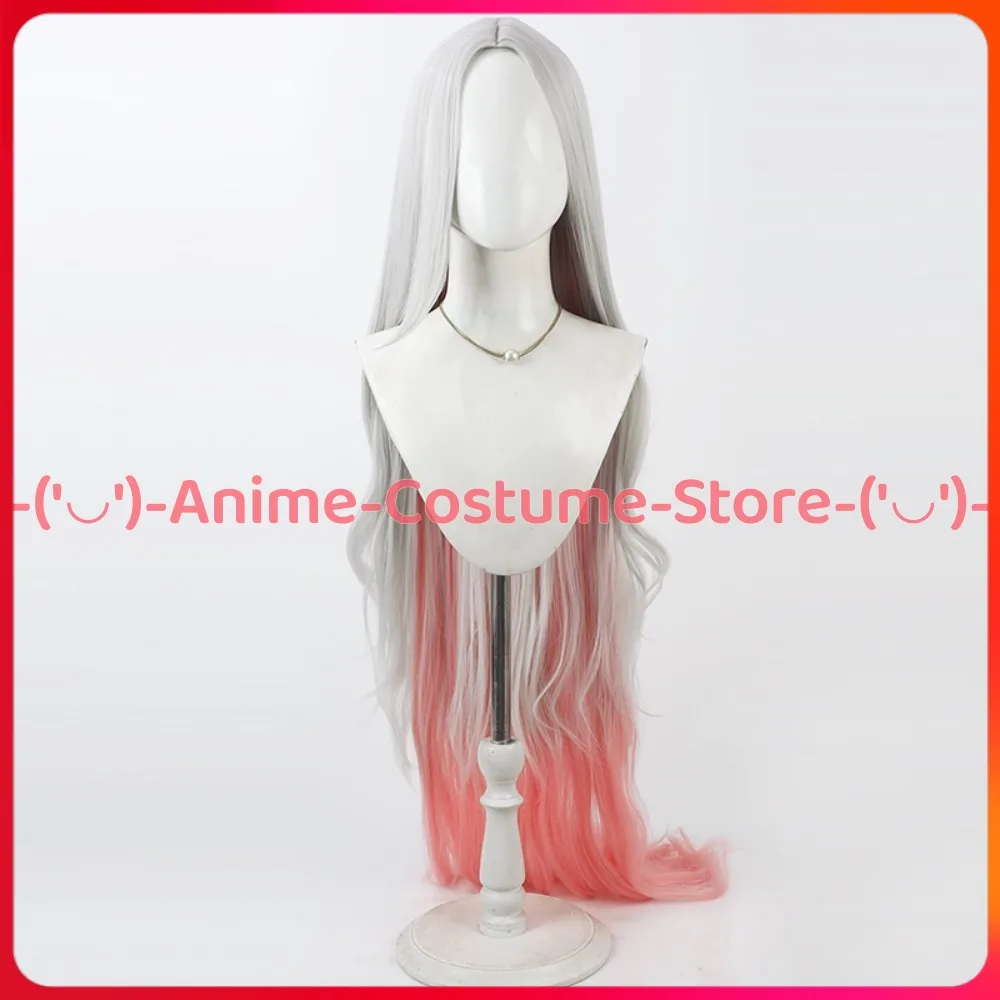 LoL Yone Seraphine عالية الظهر الجلد شعر مستعار تأثيري أنيمي لعبة شخصية هالوين كرنفال شعر مستعار للحفلات مقاومة للحرارة الشعر الاصطناعية