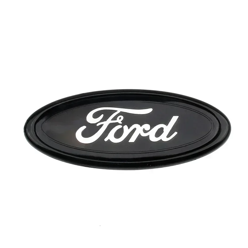 11.5x4.5cm Car Front Rear Trunk Emblem Cover Sticker for Ford Focus Mondeo Edge Ecosport Ranger Fiesta Fusion Kuga Accessories