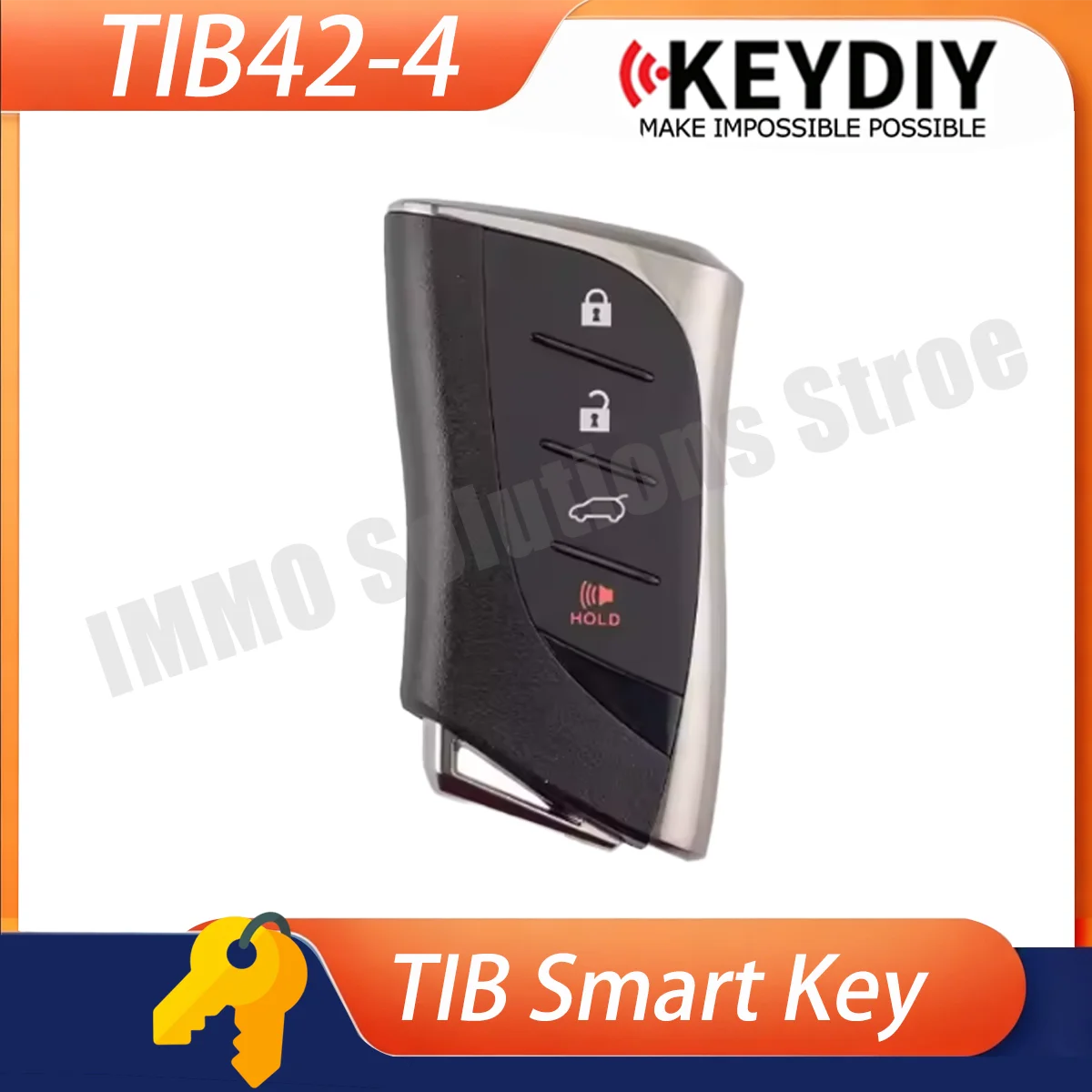 KEYDIY TIB42-4 Smart Remote Key Support 4D 8A Chip for Toyota Lexus Type