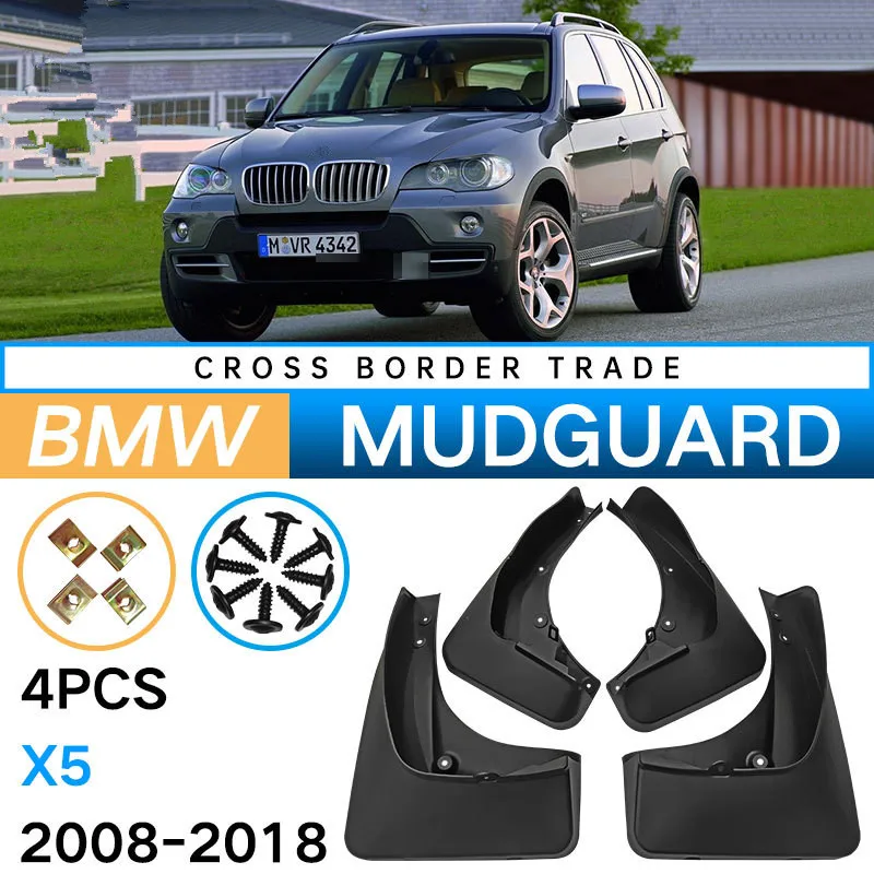 

4pcs Car Fender Wheel Front and Rear Fenders Original Model Replacement For BMW X5 E70 F15 2008-2018 Auto Accessories