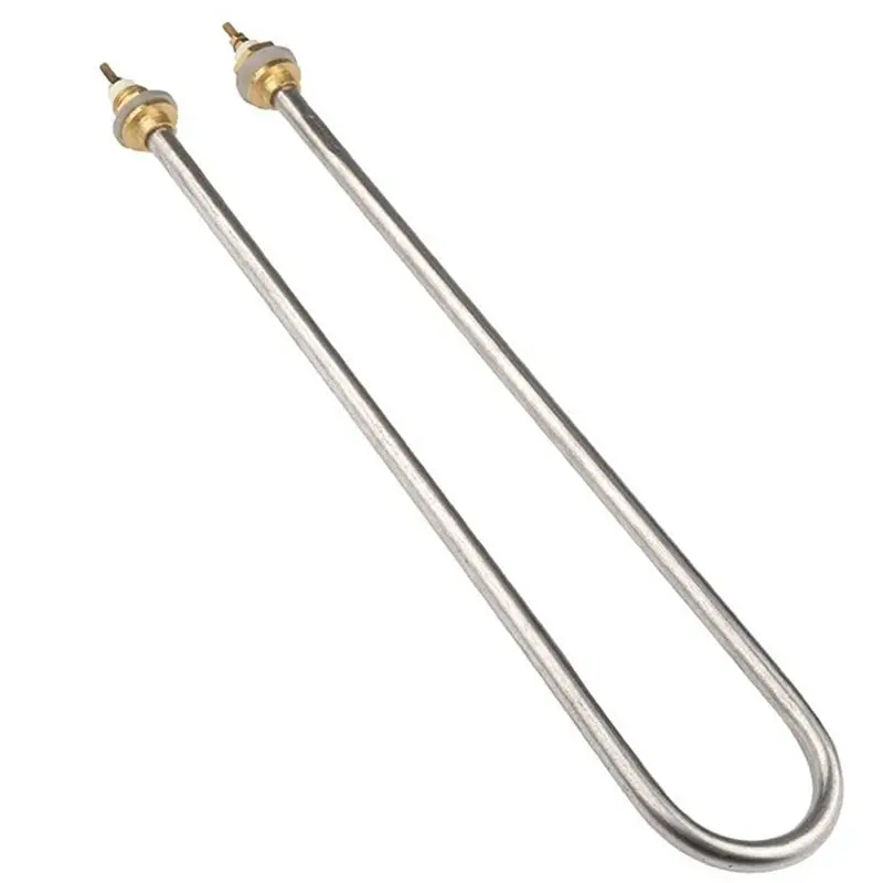 Electric Heating Heater,220V, Single U-Shaped, Stainless Steel, 3KW, M18 Thread-Y48A
