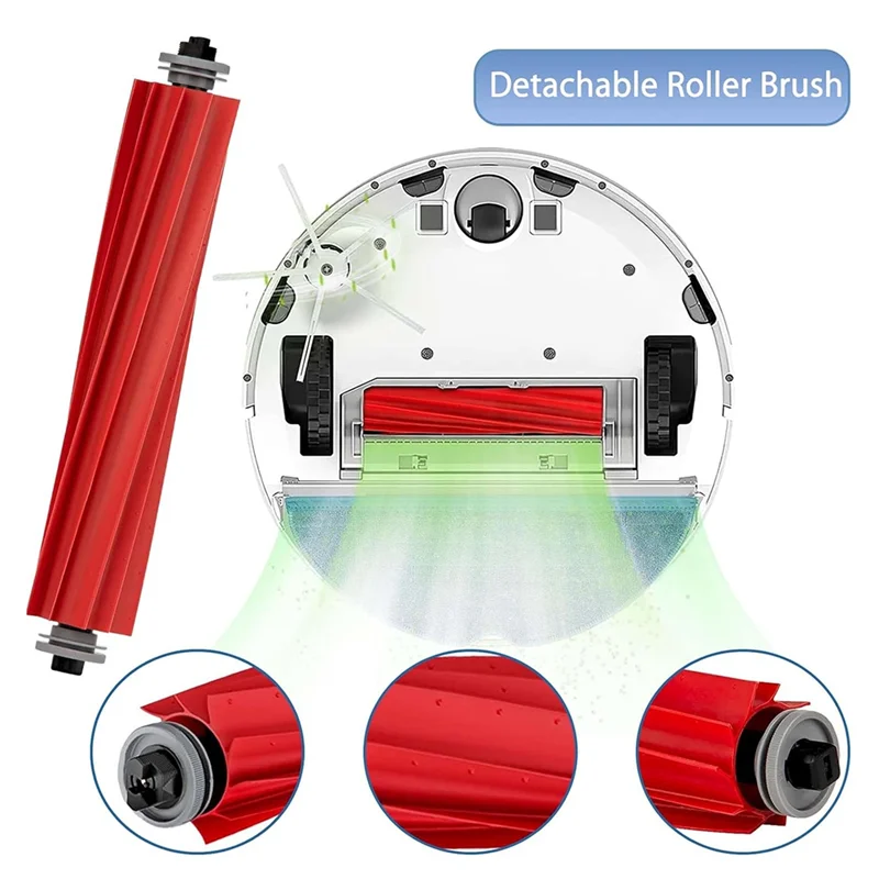 로보락 S7 MaxV Ultra S7 Pro 울트라 로봇 진공청소기 메인 사이드 브러시, 물걸레, 필터, 먼지 봉투, 롤링 부품