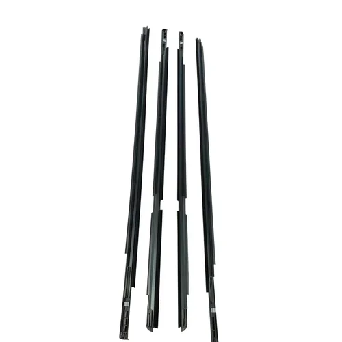 Imagen 2 del producto 4 Uds burlete de ventana para Toyota Yaris Hatchback 2006-2013 (4 puertas) tiras de sellado de goma de vidrio del lado exterior delantero trasero negro