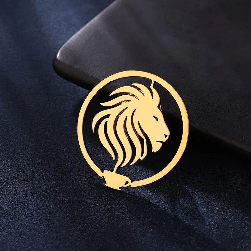 قم بتخصيص شعارك بروش مخصص موظف الشركة بروش 304L دبوس من الفولاذ المقاوم للصدأ 0 شارة معدنية حساسية هدية مخصصة أنيقة #6