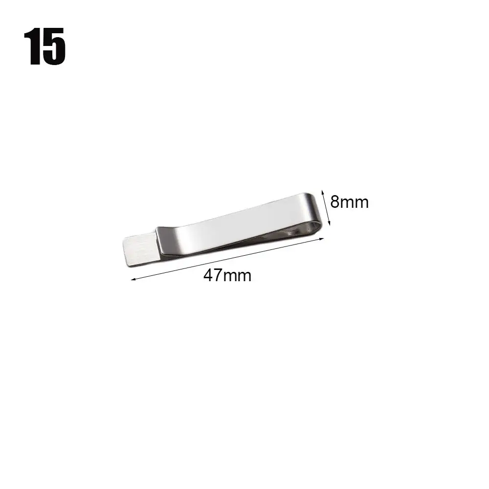 Stationery Metal Portable Brass Pen Folder Stainless Steel Clips Handmade Leather Notebook Holder