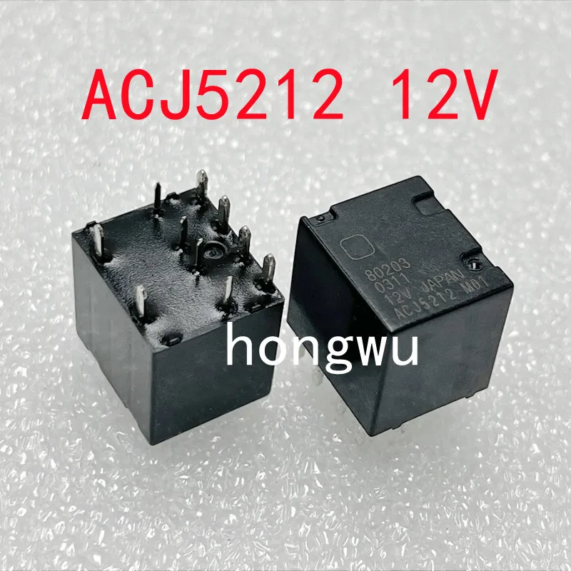 100% Original New 2PCS  ACJ5212 M01 12VDC  relay  10pins