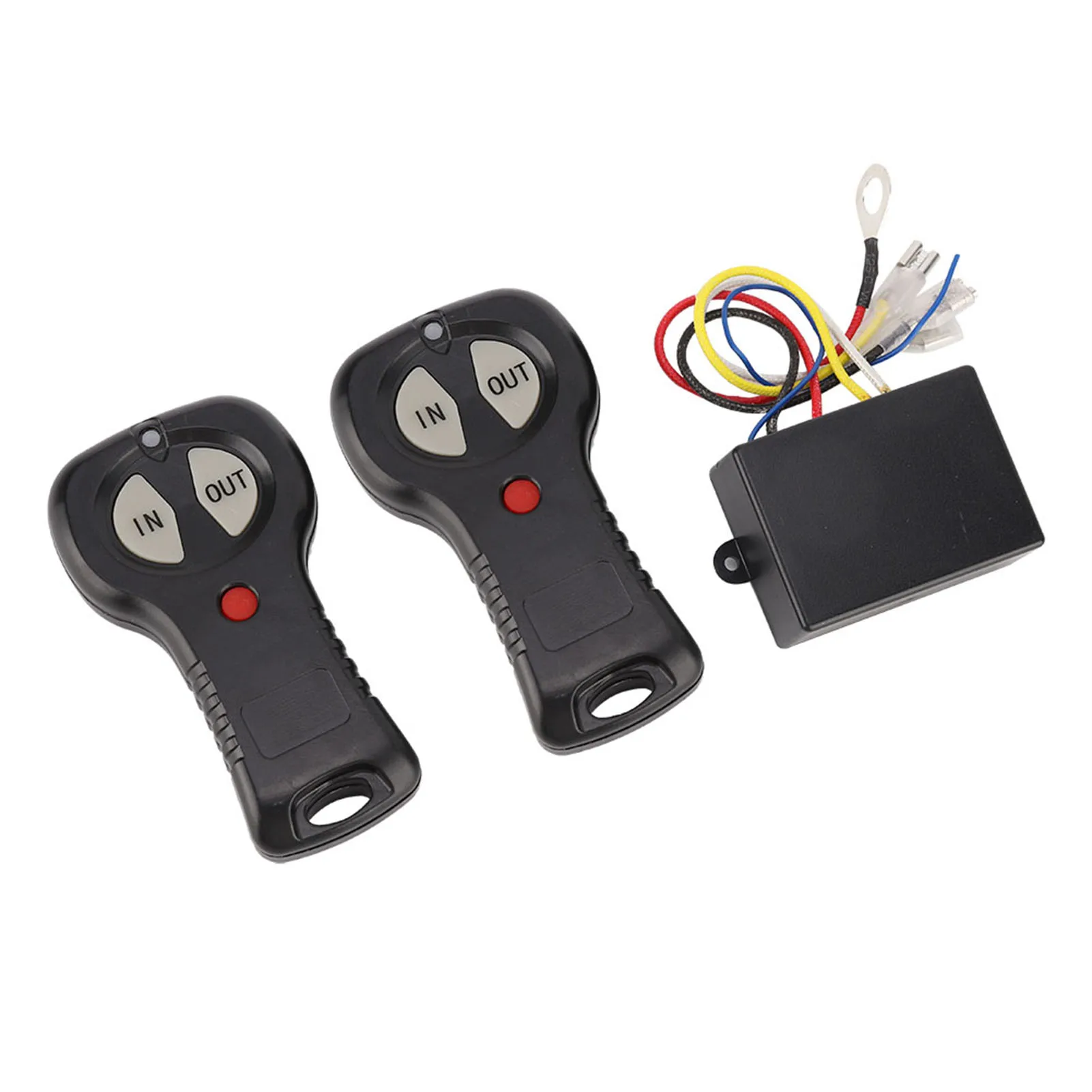 1 Pair 12V Universal Wireless Winch Remote Control Controller Kit for Car Truck