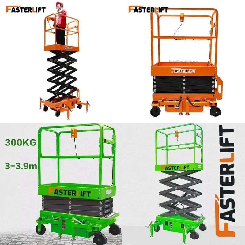 2026 CE 4m to 20m Hydraulic Electric Scissor Lift 6m 8m 10m 12m 14m Mobile Lifter Scaffolding Man Aerial Platform
