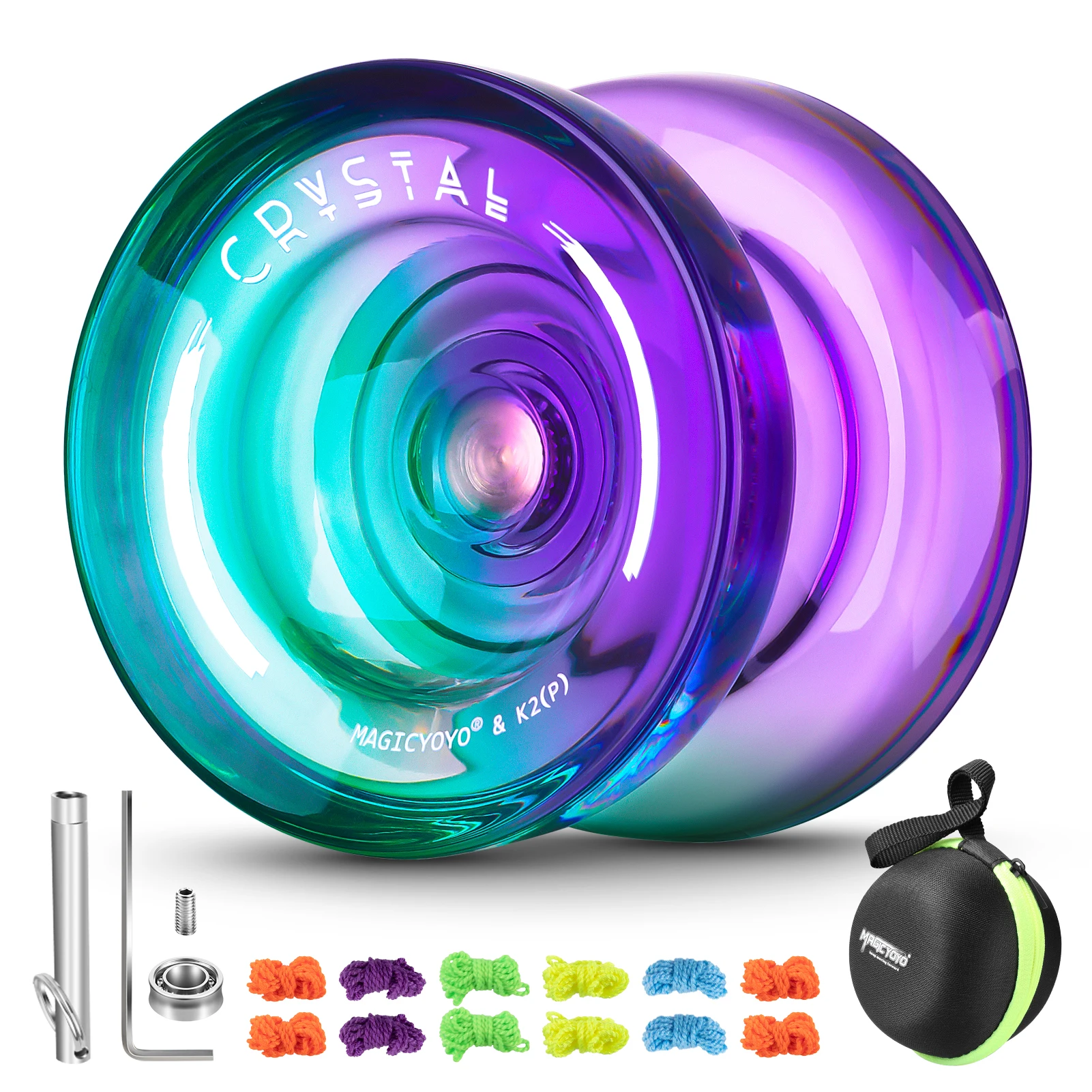 MAGICYOYO Responsive Yoyo K2 ，Dual Purpose yoyo for Beginners and Advanced Players