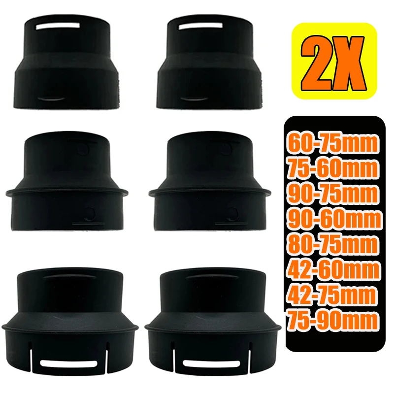 

2X 42/60/75/80/90 мм автомобильный обогреватель, редуктор воздуховода, шланг, трубка, конвертер, нагреватель воздуховода, соединительный разъем для Webato Eberspacher