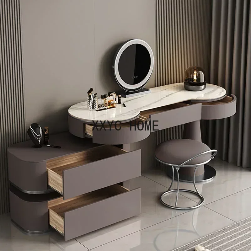 

Makeup Bedroom Dressing Drawer Girl Dressing Table Beauty Luxury Nordic Vestidores Lounge Suite Furniture