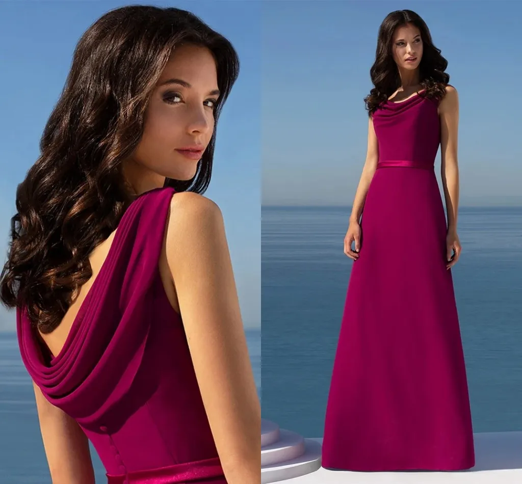

2025 Elegant Formal Evening Dress Scoop Sleeveless Backless Soft Satin Long Prom Pageant Party Gowns Robe De Soiree