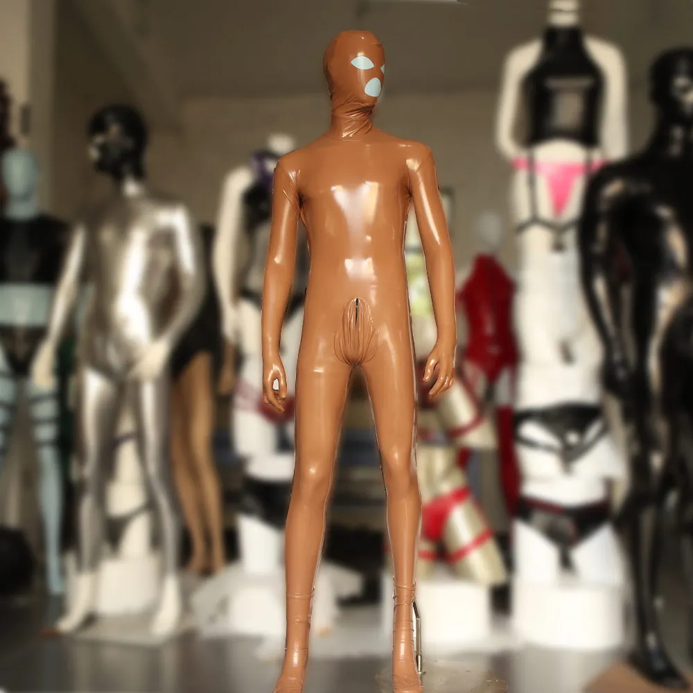 Men Sexy Bodysuit Leotard Stage Catwalk PU Leather Party Performance Costume Slim Corset Nightclub