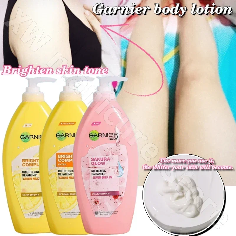 

Garnier Lemon Body Lotion Thai Version 377 Niacinamide Moisturizing Lotion Brightening Large Volume for Men and Women 400ML