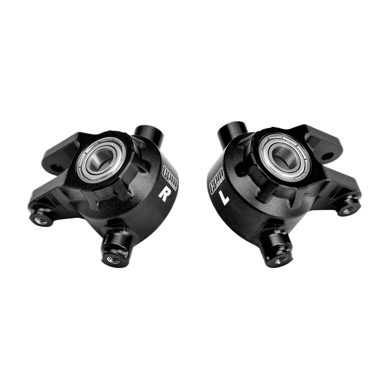 GPM Aluminum Alloy 7075 Front Steering Knuckle with Larger Bearing Design for TRAXXAS 1/8 JATO 4X4 VXL, 1/10 Rustler 9037