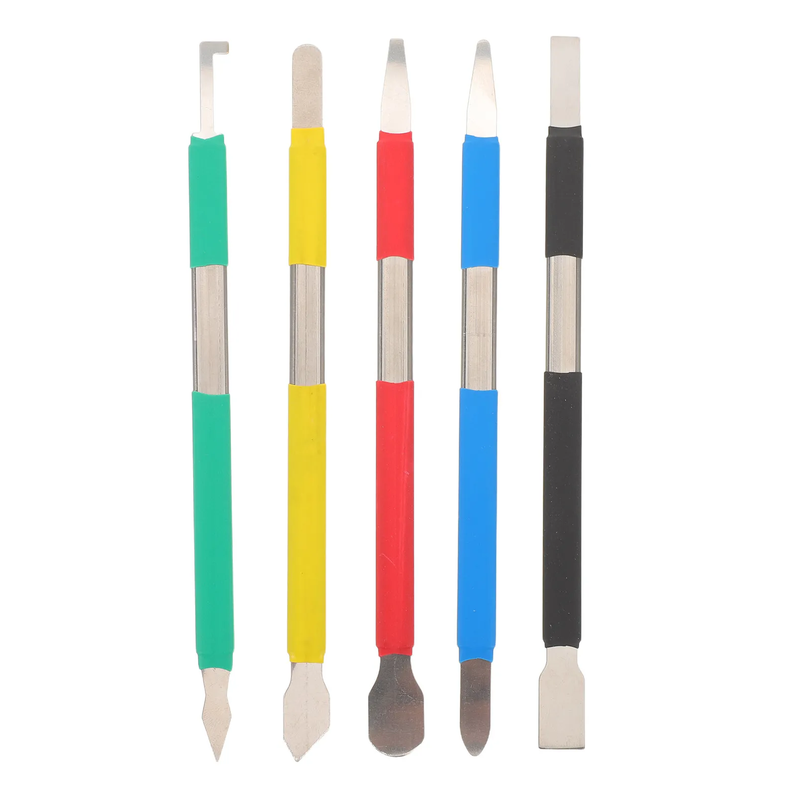 1Set Metal Phone Disassembly Tool Set Multifunction Opening Repair Tools for Mobile Tablet Laptop Screen Replacement Repair Kit