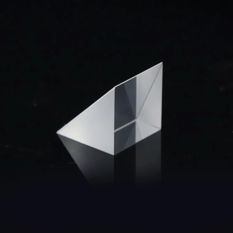 Right Angle Prism Optical Glass Uncoated 90 Degree Refraction High Precision Instrument Isosceles Right Angle Prism