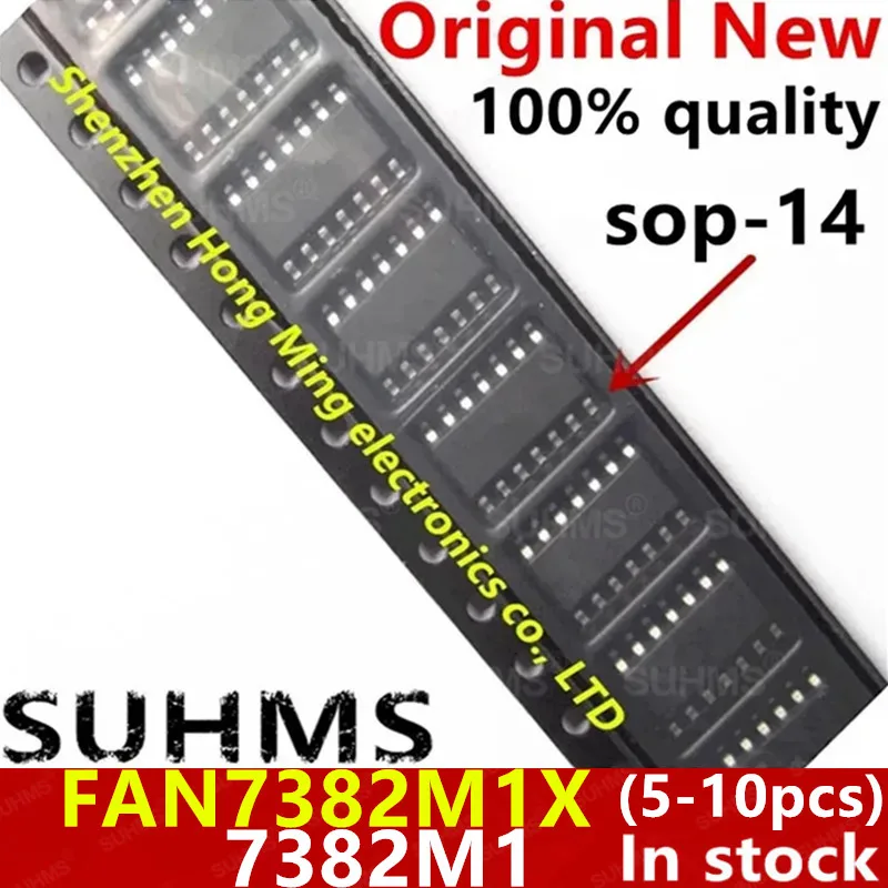 

(5-10piece)100% New 7382M1 FAN7382 FAN7382M1 FAN7382M1X sop14