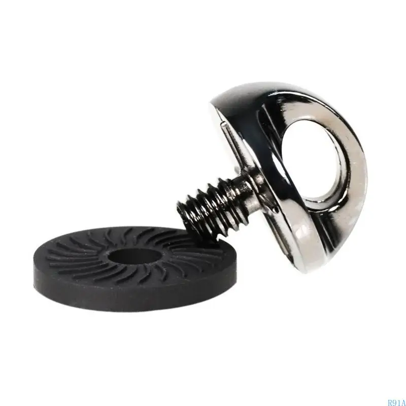 R91A DSLR 카메라 숄더 스트랩 스크류 D- 링 나사 표준 1/4 ''-퀵 릴리스 플레이트를위한 20 금속 삼각대 장착 나사