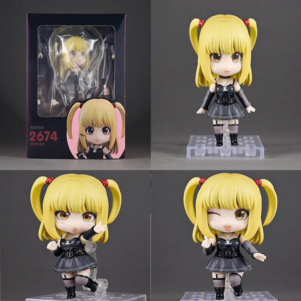

Q Version 2674# Misamisa Anime Death Note Figures Desktop Collection Movable Model Doll Regular Version Set Toy Gift
