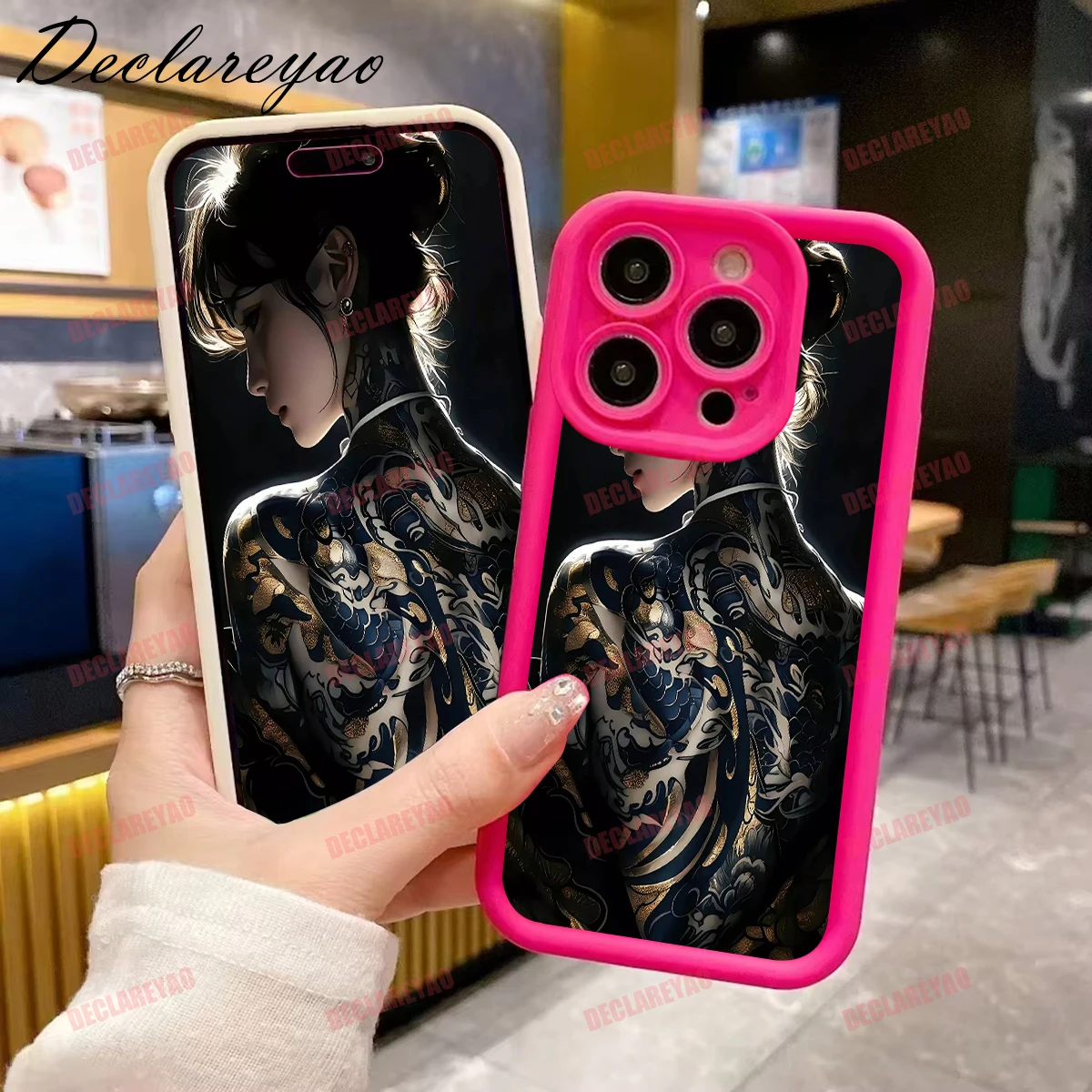 DECLAREYAO لينة ضوء سليم ماتي بولي يوريثان يغطي لسامسونج غالاكسي A20 A13 A71 A04E A35 A03S A14 A05 F12 A73 حافظة مقاومة للصدمات