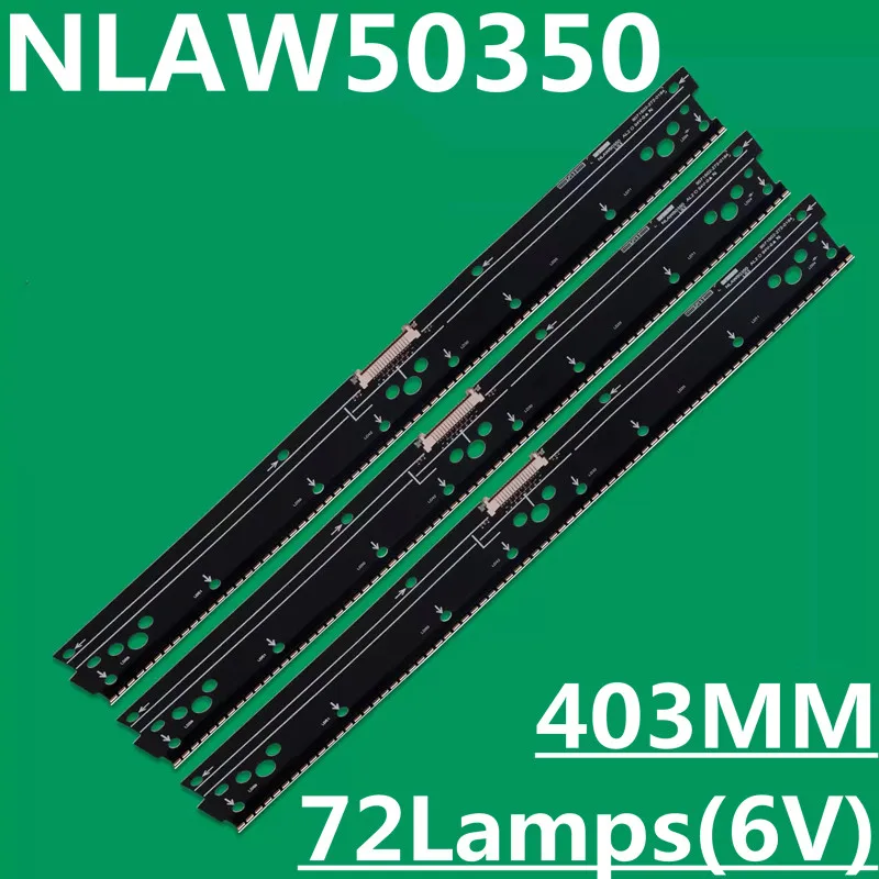 

3PCS 403MM 6V LED Backlight Strip 72lamps For XBR-55X900C KD-55X9000C KD-55X9005 LC550EQ NLAW50350 5071701-212-0056