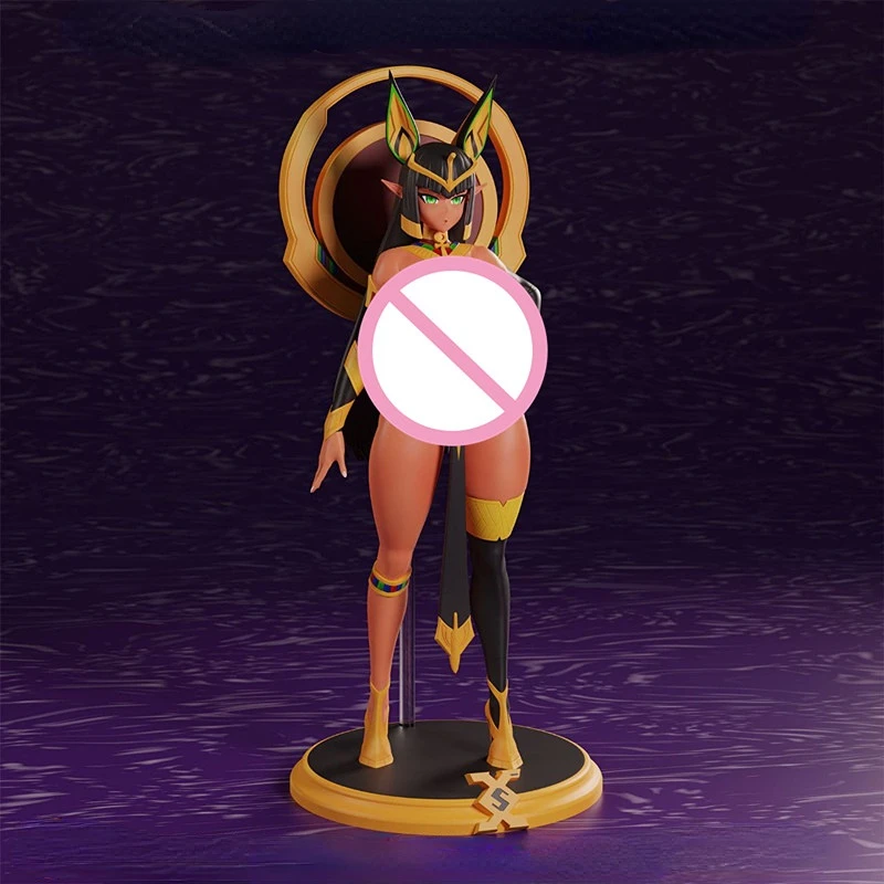 

1/24 Scale 75mm Resin Figure Egyptian Anime Girl Assemble Model Kit Unassembled and Unpainted 3D printing toy